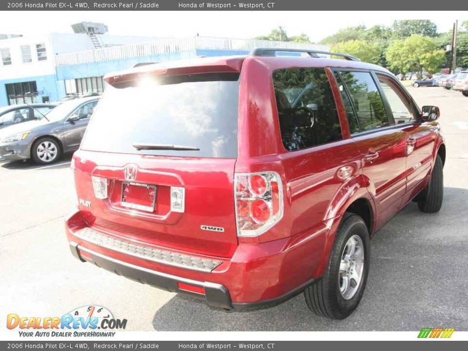 2006 Honda Pilot EX-L 4WD Redrock Pearl / Saddle Photo #5