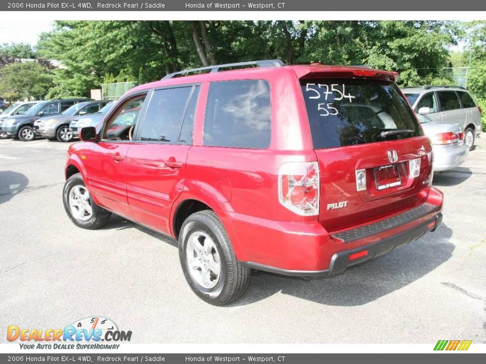 2006 Honda Pilot EX-L 4WD Redrock Pearl / Saddle Photo #8