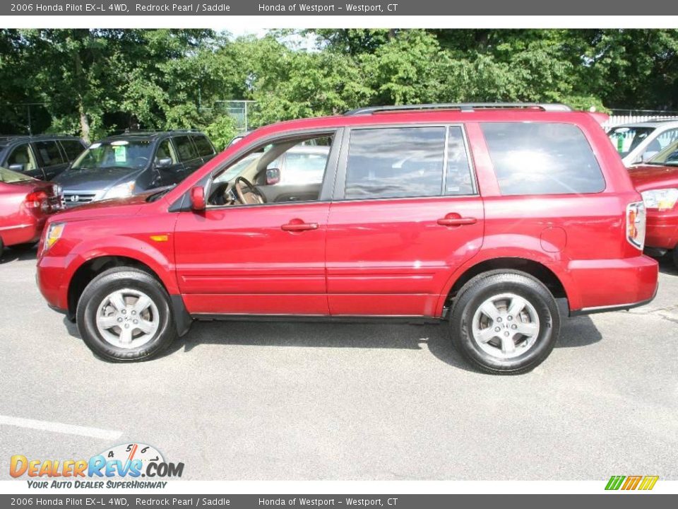2006 Honda Pilot EX-L 4WD Redrock Pearl / Saddle Photo #9
