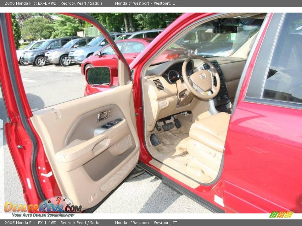 2006 Honda Pilot EX-L 4WD Redrock Pearl / Saddle Photo #10