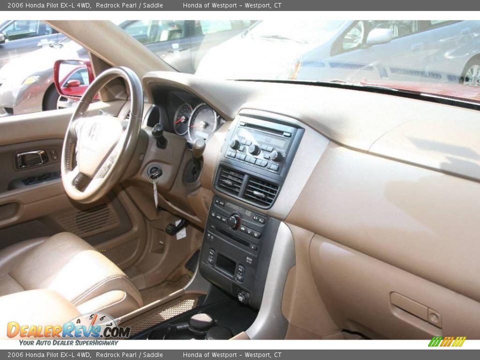 2006 Honda Pilot EX-L 4WD Redrock Pearl / Saddle Photo #12