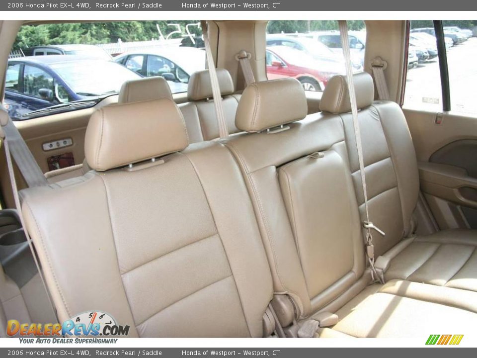 2006 Honda Pilot EX-L 4WD Redrock Pearl / Saddle Photo #13
