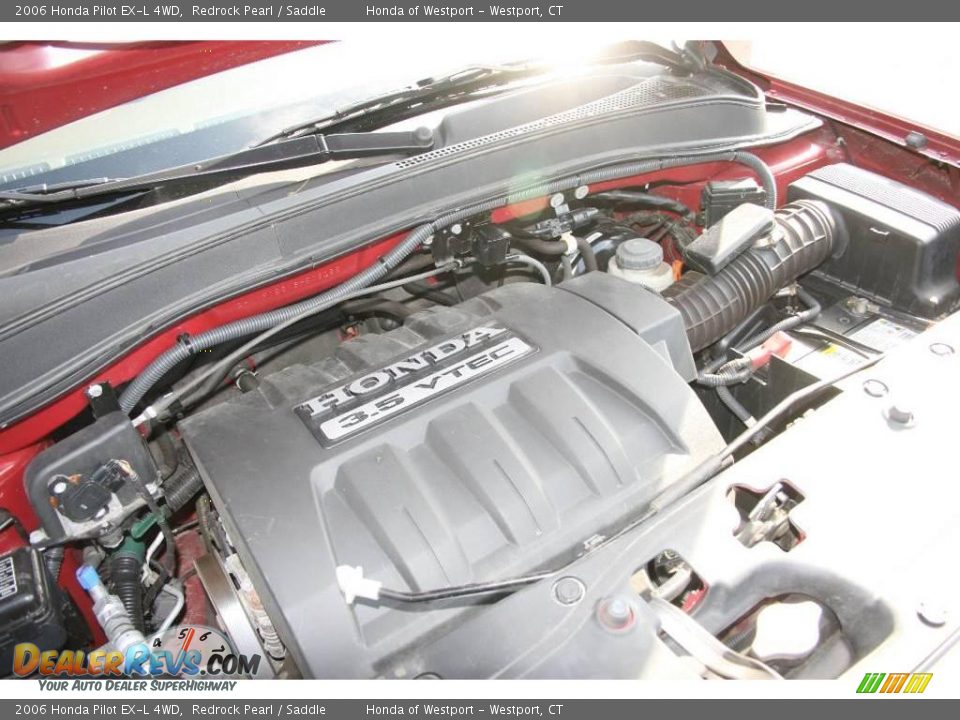 2006 Honda Pilot EX-L 4WD Redrock Pearl / Saddle Photo #26