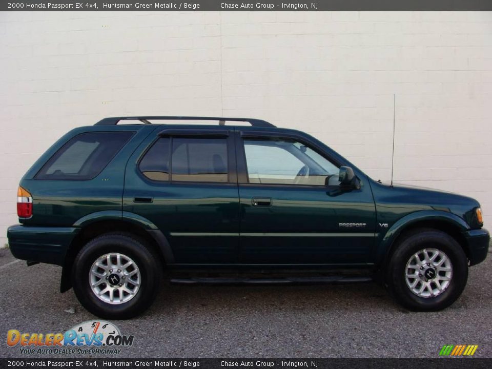 2000 Honda Passport EX 4x4 Huntsman Green Metallic / Beige Photo #3