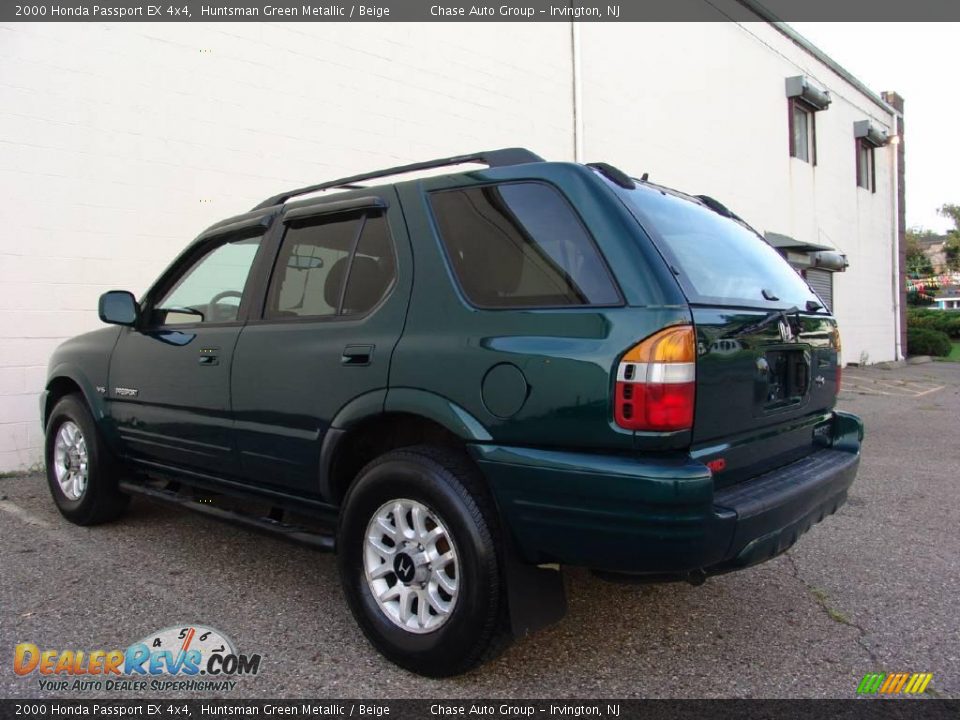 2000 Honda Passport EX 4x4 Huntsman Green Metallic / Beige Photo #8