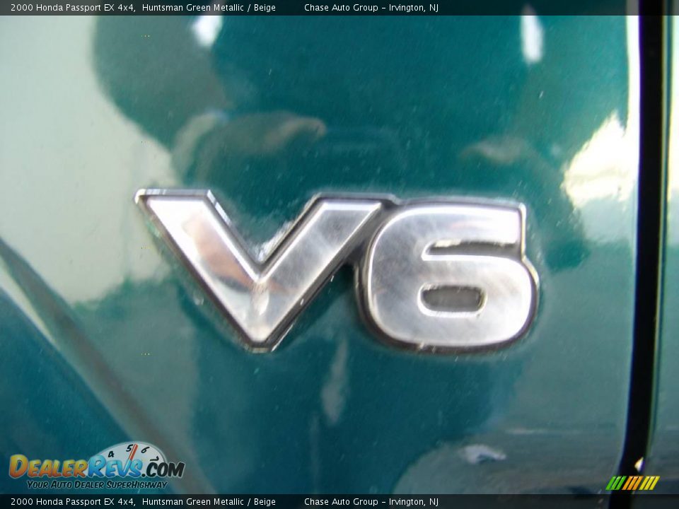 2000 Honda Passport EX 4x4 Huntsman Green Metallic / Beige Photo #12