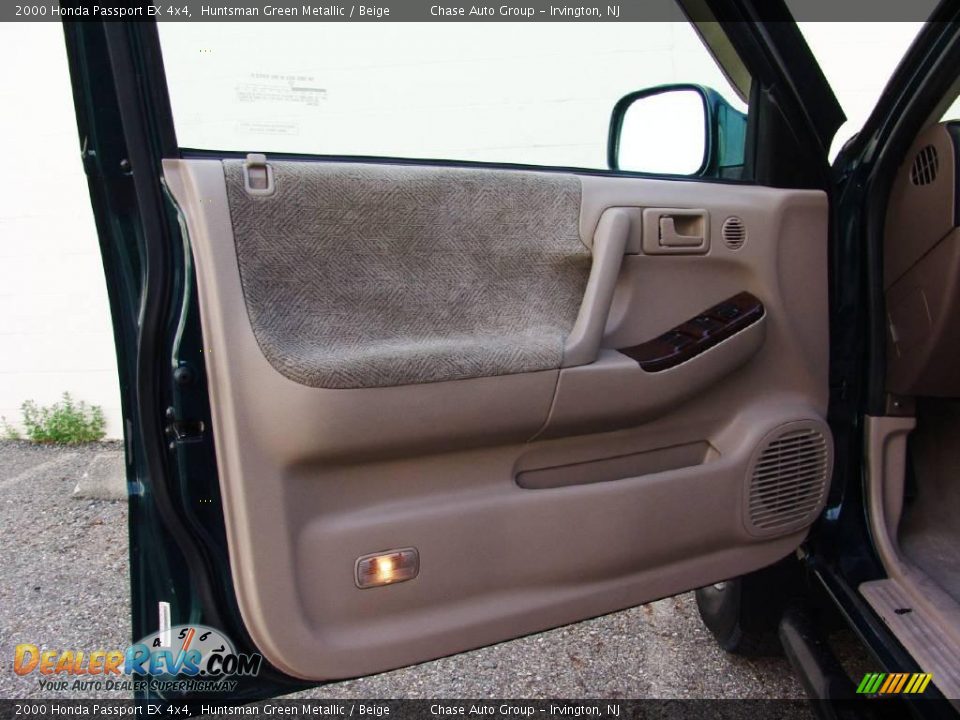 2000 Honda Passport EX 4x4 Huntsman Green Metallic / Beige Photo #14