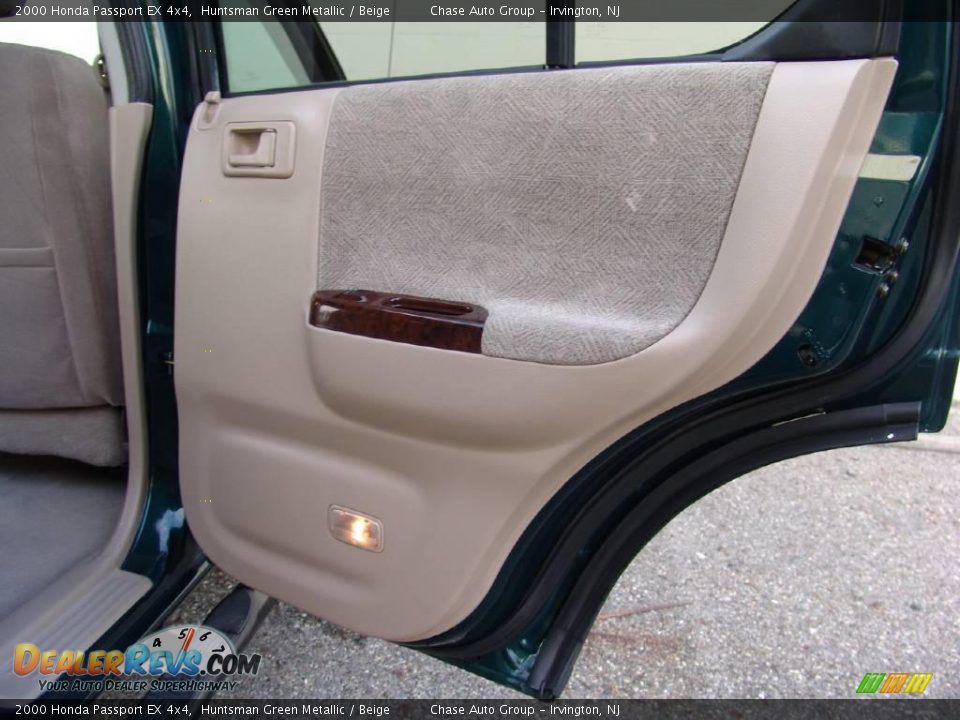 2000 Honda Passport EX 4x4 Huntsman Green Metallic / Beige Photo #16