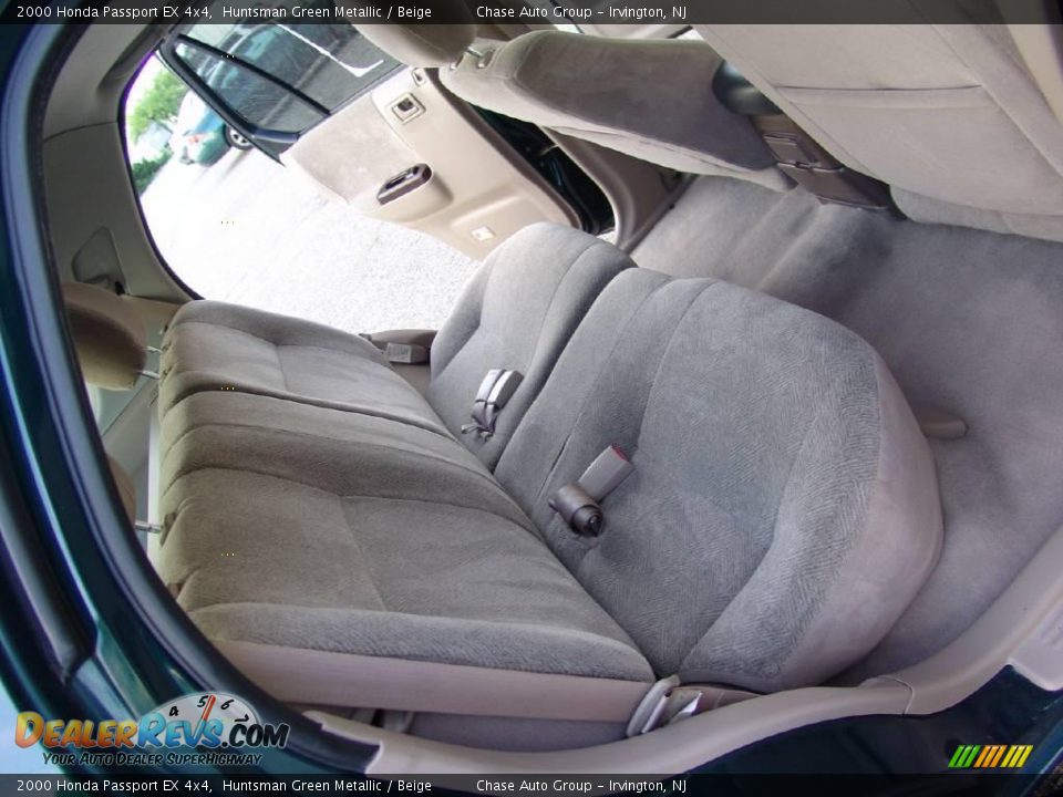 2000 Honda Passport EX 4x4 Huntsman Green Metallic / Beige Photo #20