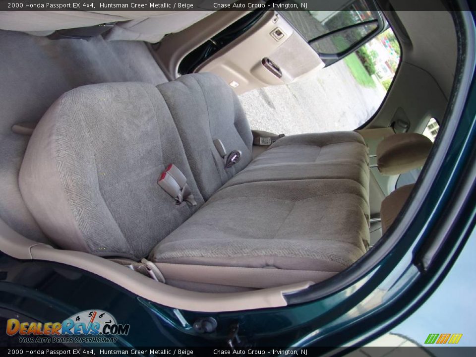 2000 Honda Passport EX 4x4 Huntsman Green Metallic / Beige Photo #21