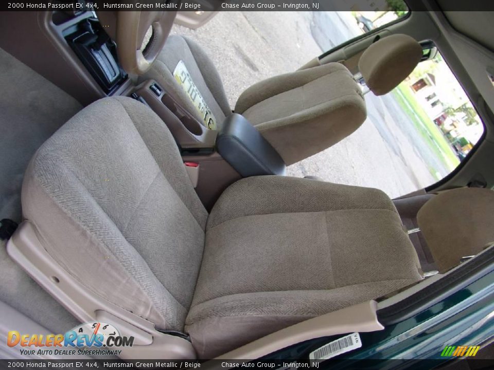 2000 Honda Passport EX 4x4 Huntsman Green Metallic / Beige Photo #22