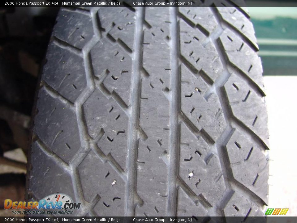 2000 Honda Passport EX 4x4 Huntsman Green Metallic / Beige Photo #36