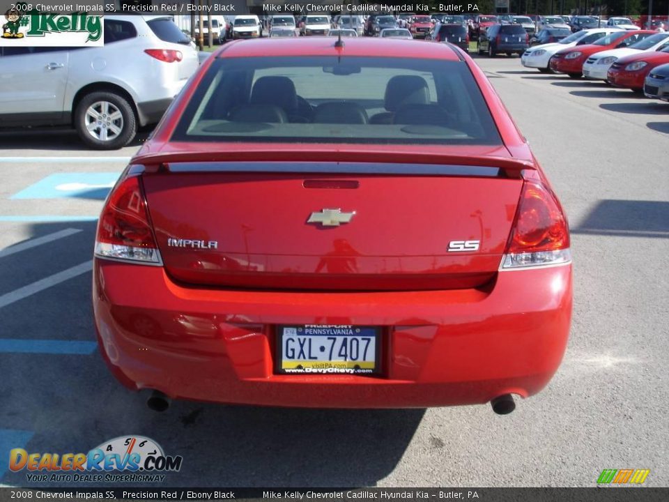 2008 Chevrolet Impala SS Precision Red / Ebony Black Photo #3