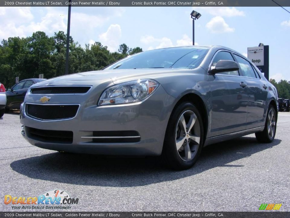 2009 Chevrolet Malibu LT Sedan Golden Pewter Metallic / Ebony Photo #4