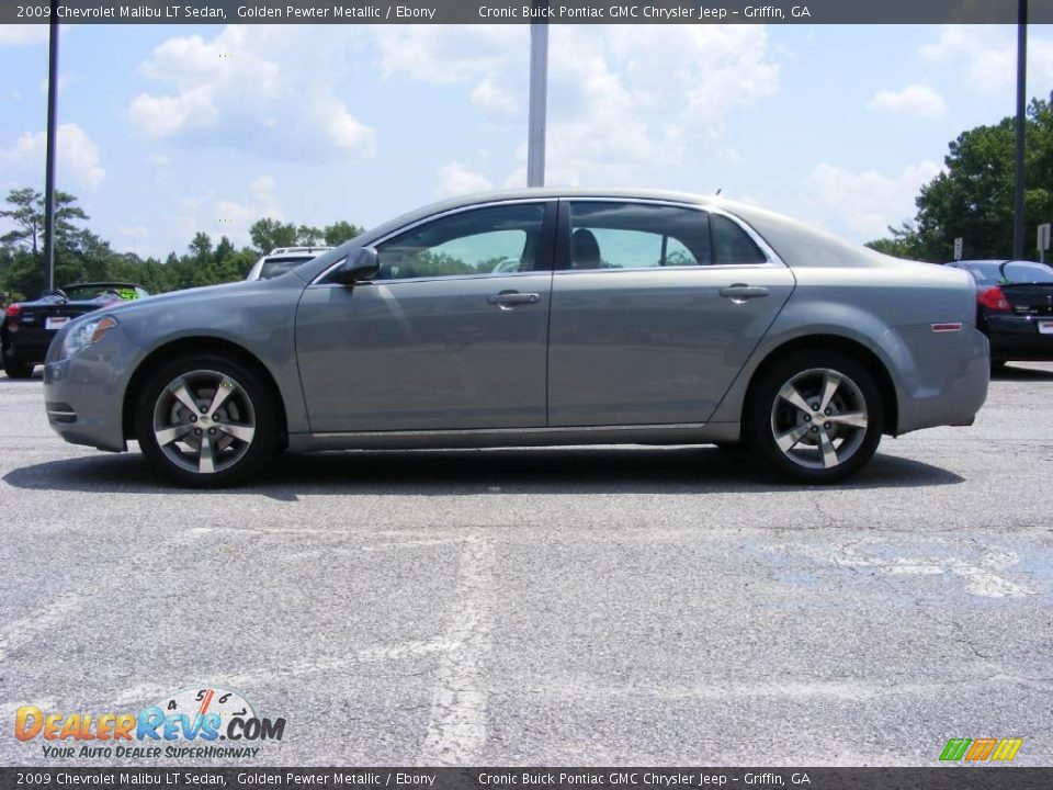 2009 Chevrolet Malibu LT Sedan Golden Pewter Metallic / Ebony Photo #5