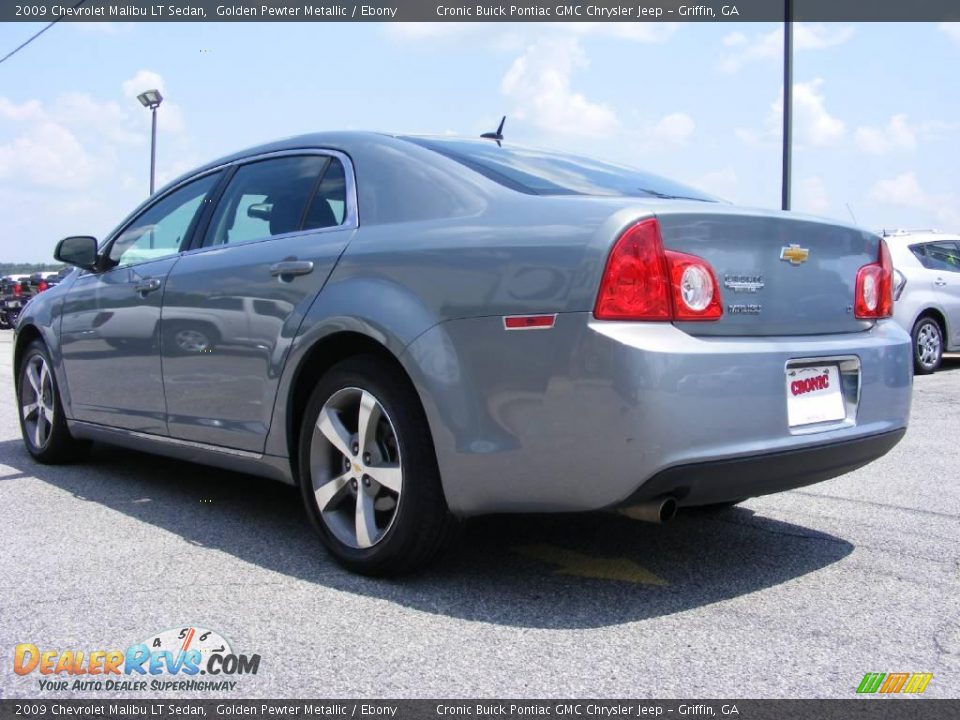 2009 Chevrolet Malibu LT Sedan Golden Pewter Metallic / Ebony Photo #6