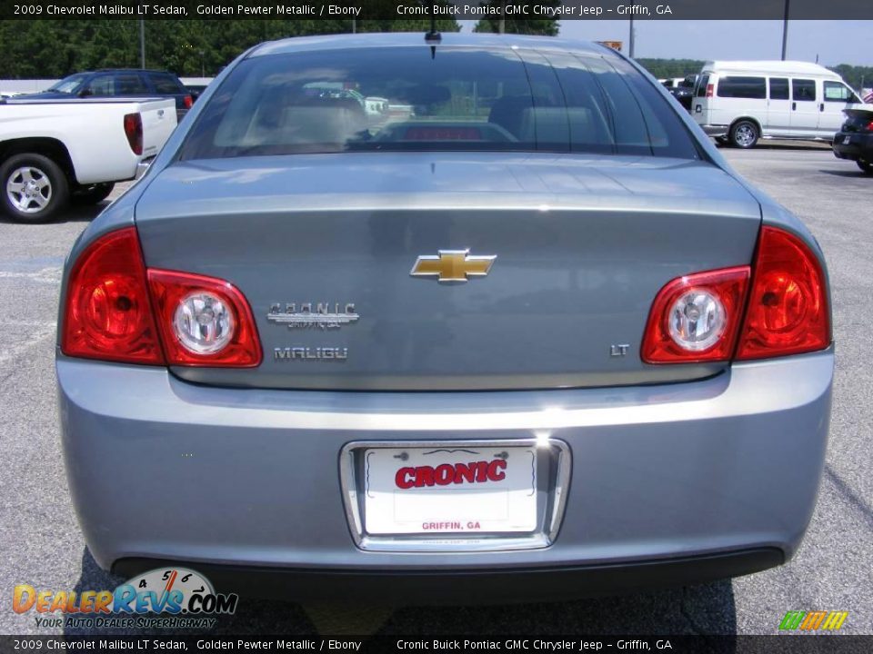 2009 Chevrolet Malibu LT Sedan Golden Pewter Metallic / Ebony Photo #7