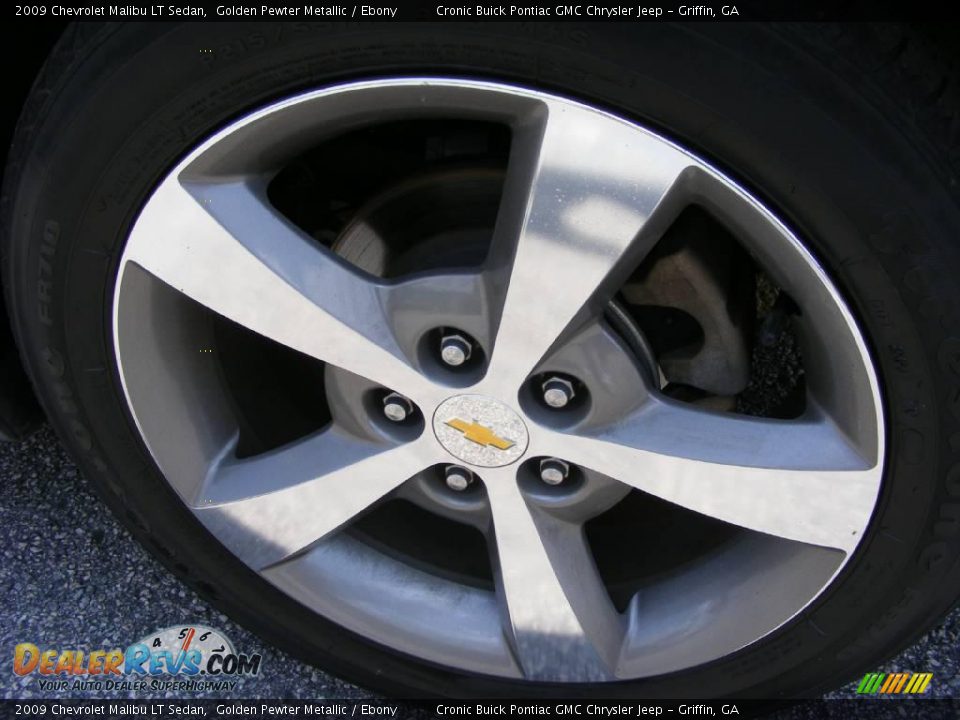2009 Chevrolet Malibu LT Sedan Golden Pewter Metallic / Ebony Photo #9