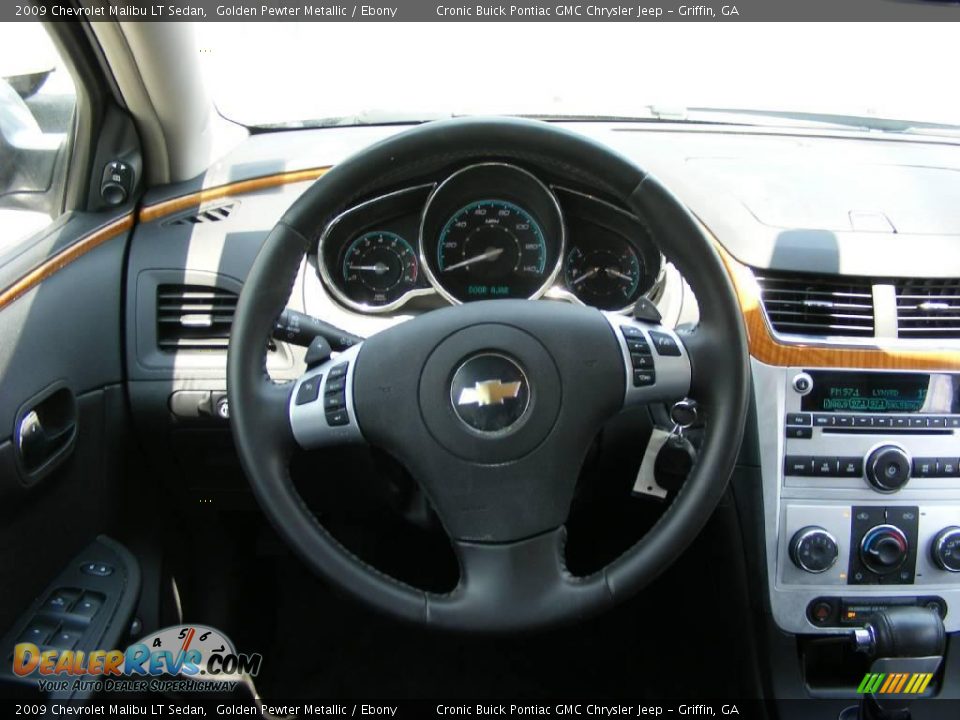 2009 Chevrolet Malibu LT Sedan Golden Pewter Metallic / Ebony Photo #21