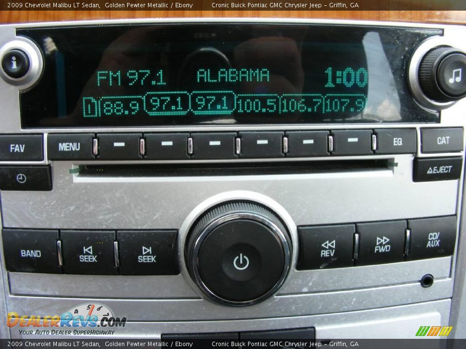 2009 Chevrolet Malibu LT Sedan Golden Pewter Metallic / Ebony Photo #23