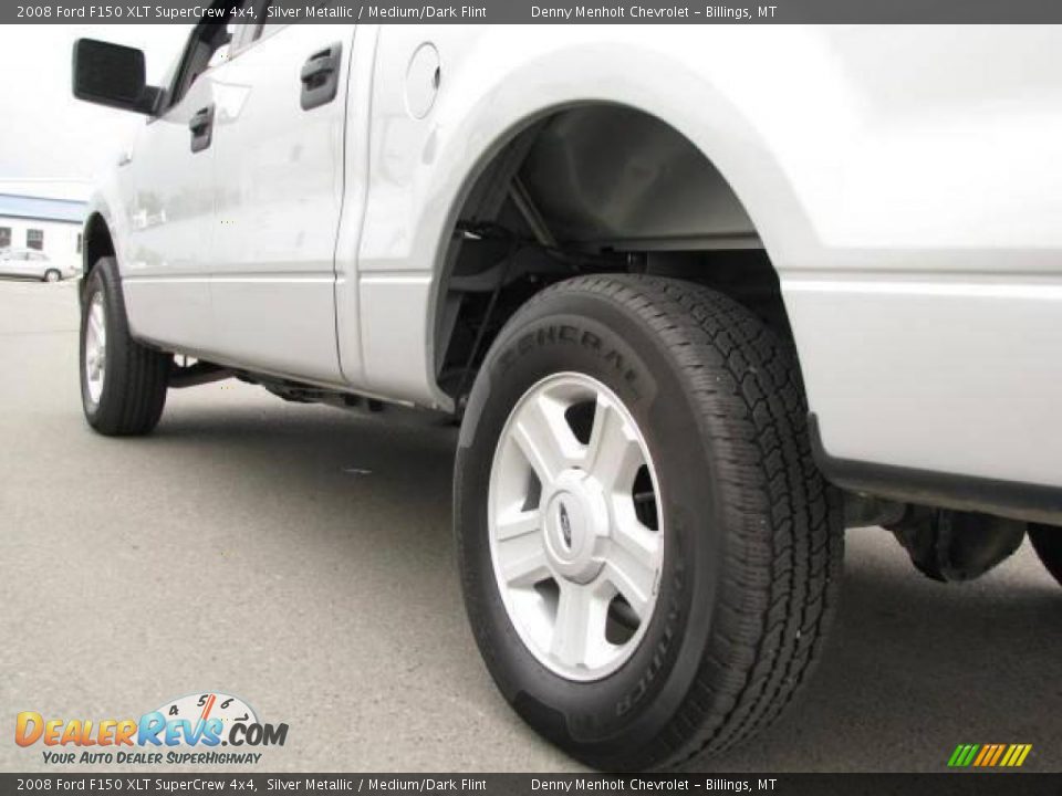 2008 Ford F150 XLT SuperCrew 4x4 Silver Metallic / Medium/Dark Flint Photo #7
