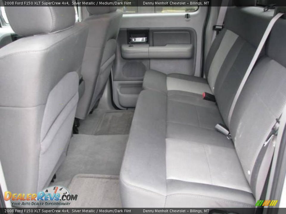 2008 Ford F150 XLT SuperCrew 4x4 Silver Metallic / Medium/Dark Flint Photo #8