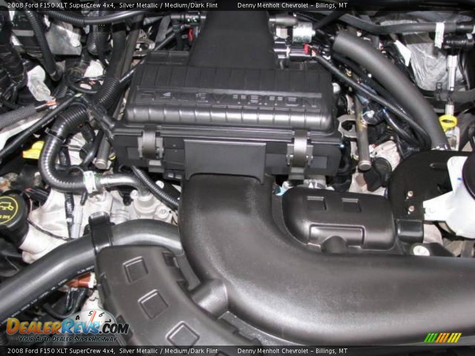 2008 Ford F150 XLT SuperCrew 4x4 Silver Metallic / Medium/Dark Flint Photo #12