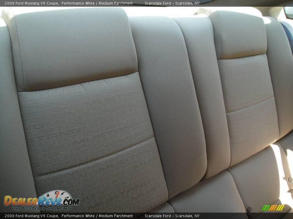 2009 Ford Mustang V6 Coupe Performance White / Medium Parchment Photo #16
