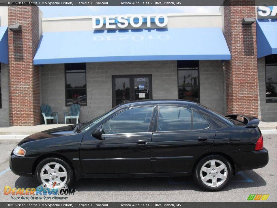 2006 Nissan Sentra 1.8 S Special Edition Blackout / Charcoal Photo #1