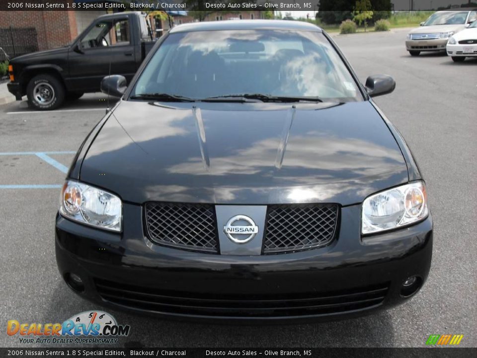 2006 Nissan Sentra 1.8 S Special Edition Blackout / Charcoal Photo #3