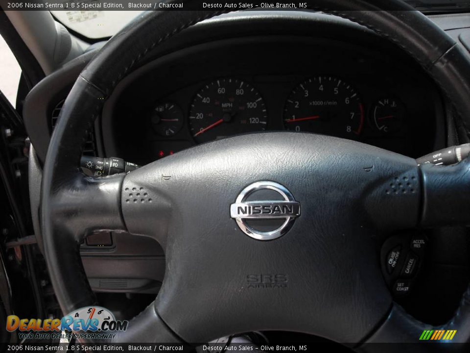 2006 Nissan Sentra 1.8 S Special Edition Blackout / Charcoal Photo #10