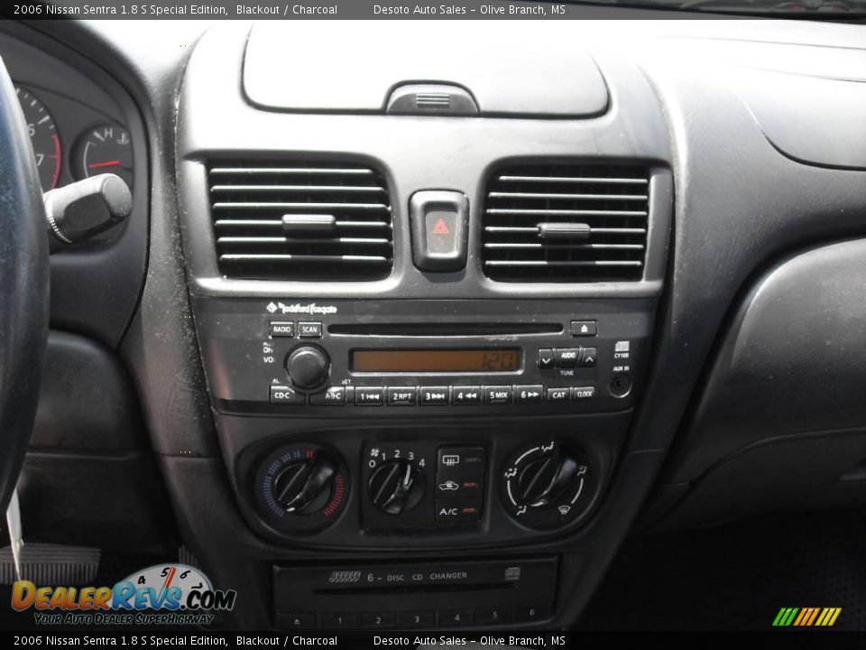 2006 Nissan Sentra 1.8 S Special Edition Blackout / Charcoal Photo #11