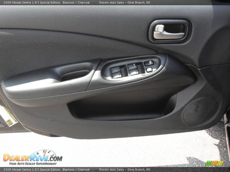 2006 Nissan Sentra 1.8 S Special Edition Blackout / Charcoal Photo #13