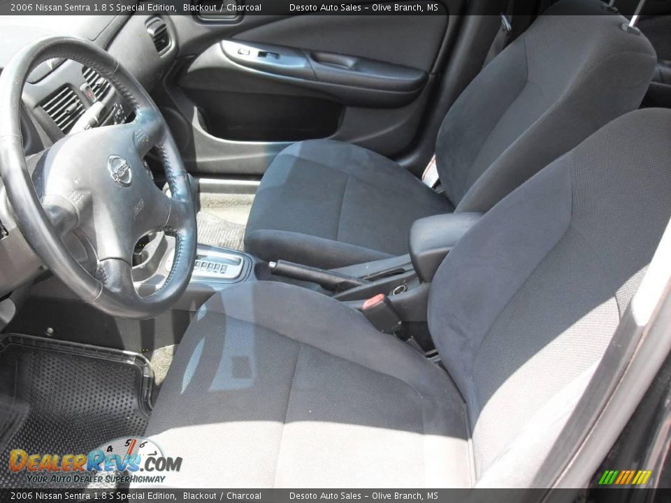 2006 Nissan Sentra 1.8 S Special Edition Blackout / Charcoal Photo #14