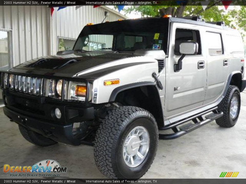 2003 Hummer H2 SUV Pewter Metallic / Wheat Photo #1