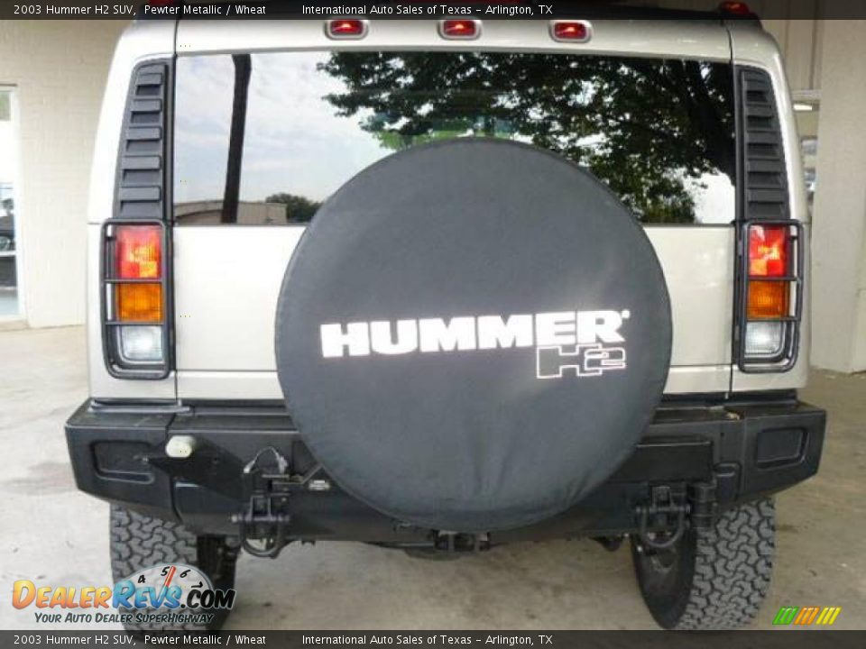 2003 Hummer H2 SUV Pewter Metallic / Wheat Photo #5