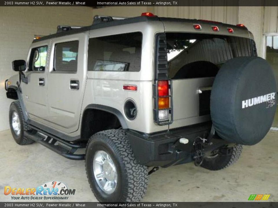 2003 Hummer H2 SUV Pewter Metallic / Wheat Photo #6