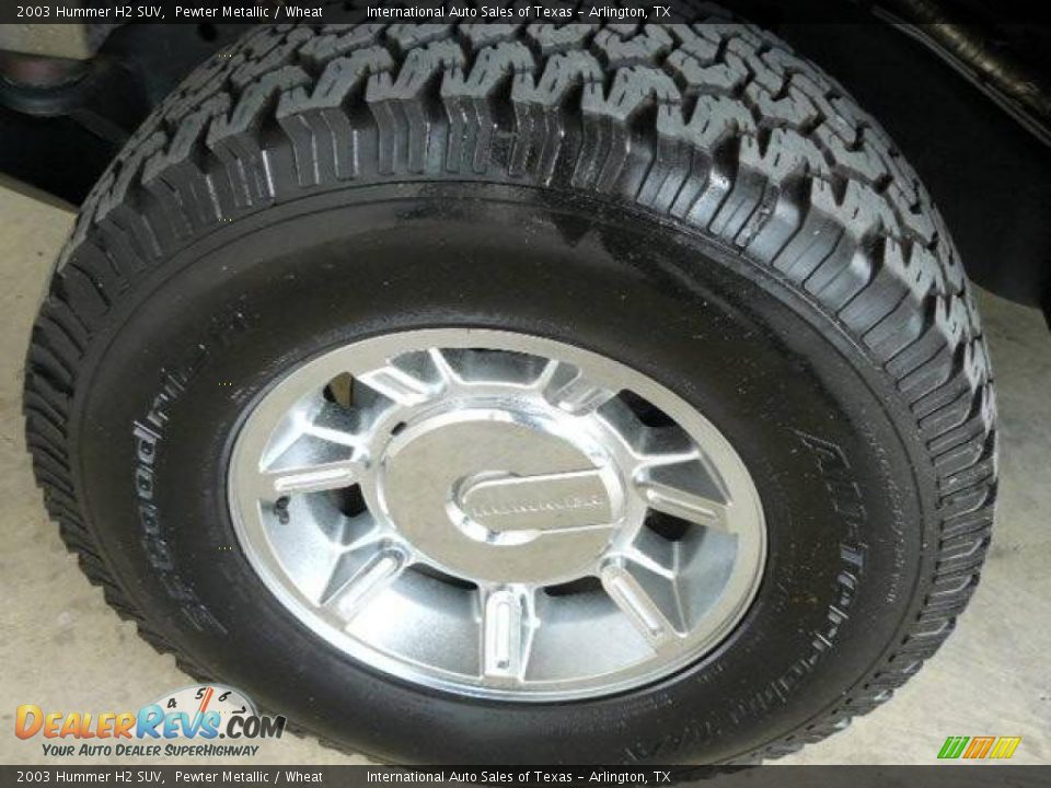 2003 Hummer H2 SUV Pewter Metallic / Wheat Photo #7