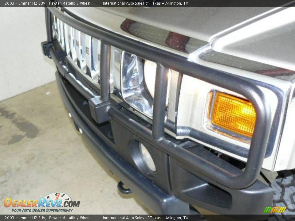 2003 Hummer H2 SUV Pewter Metallic / Wheat Photo #8