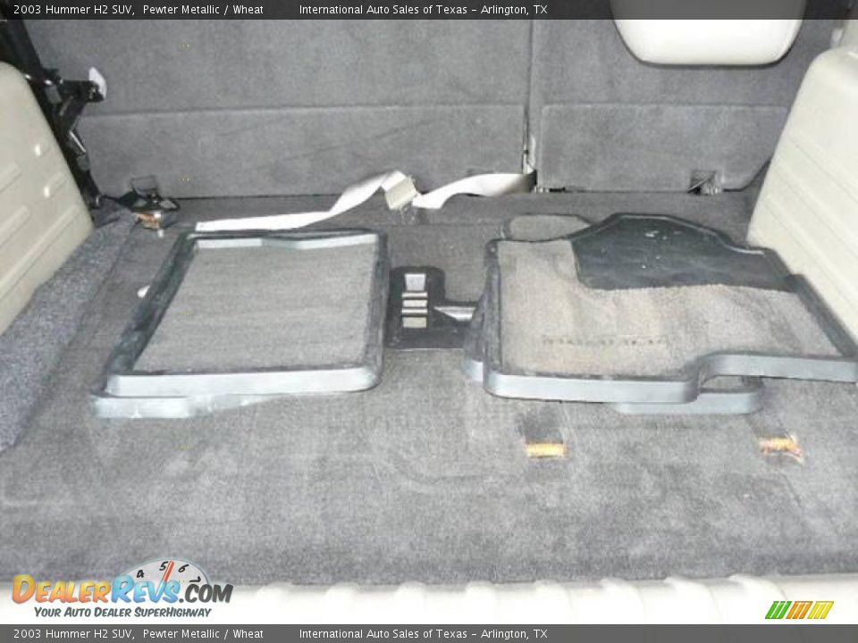 2003 Hummer H2 SUV Pewter Metallic / Wheat Photo #12