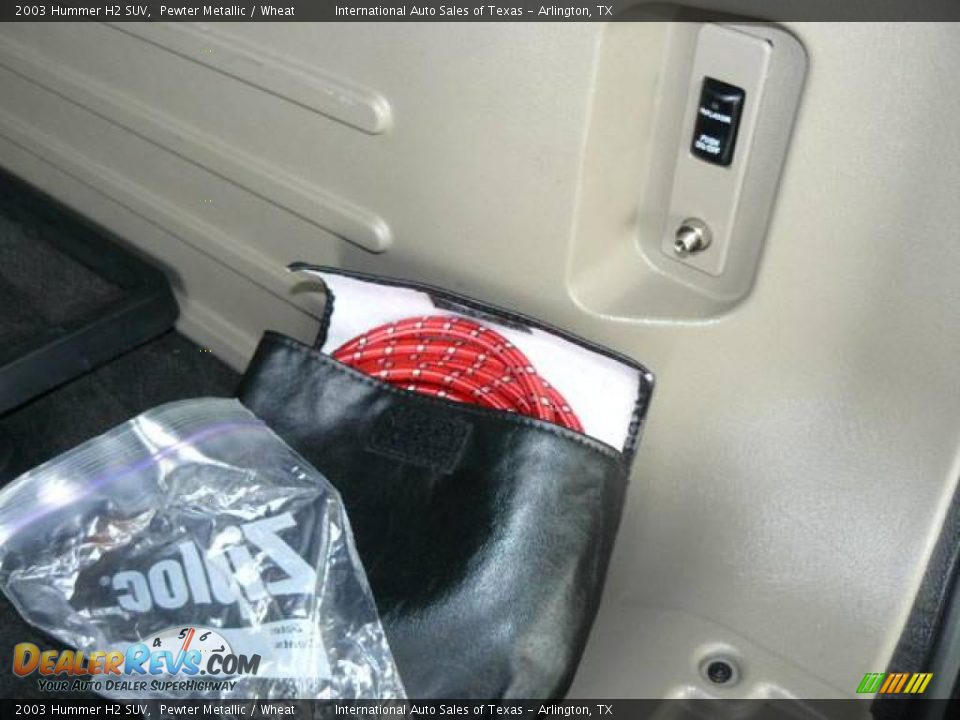 2003 Hummer H2 SUV Pewter Metallic / Wheat Photo #13