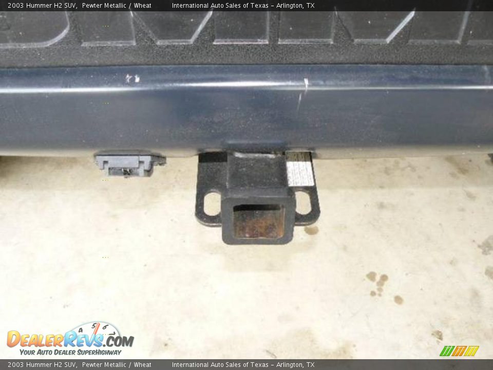 2003 Hummer H2 SUV Pewter Metallic / Wheat Photo #16
