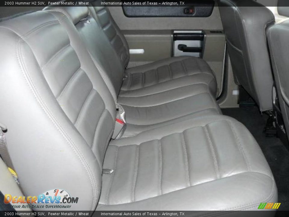 2003 Hummer H2 SUV Pewter Metallic / Wheat Photo #17