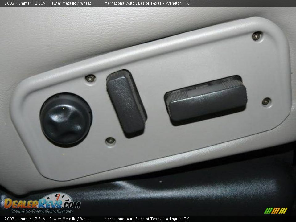 2003 Hummer H2 SUV Pewter Metallic / Wheat Photo #19