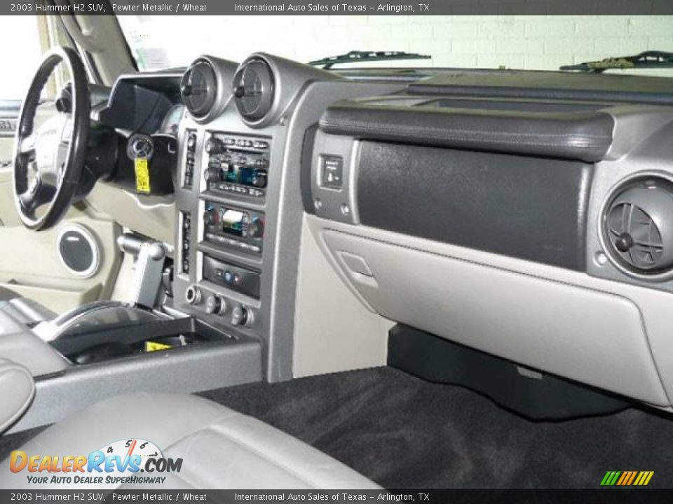 2003 Hummer H2 SUV Pewter Metallic / Wheat Photo #20