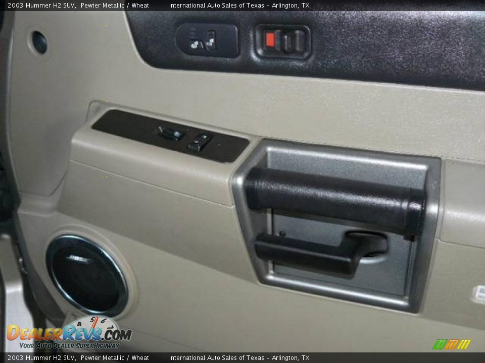 2003 Hummer H2 SUV Pewter Metallic / Wheat Photo #21