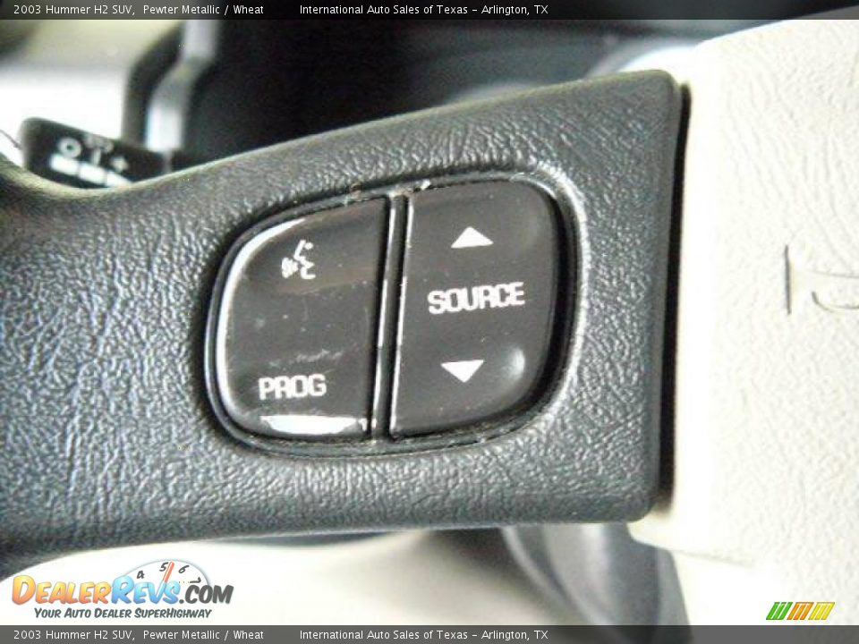 2003 Hummer H2 SUV Pewter Metallic / Wheat Photo #32