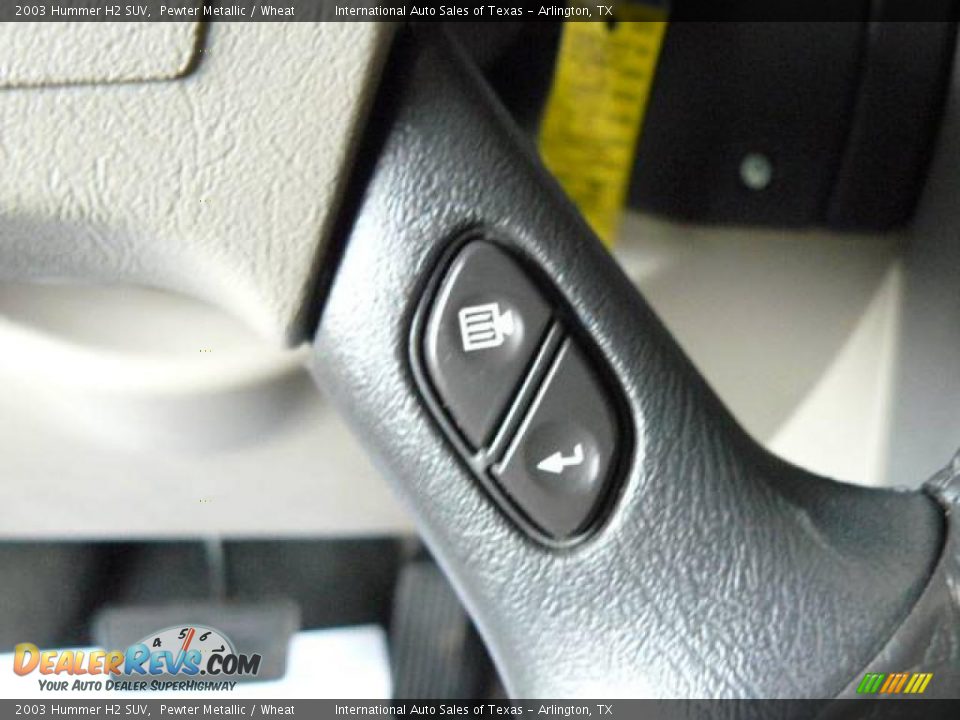 2003 Hummer H2 SUV Pewter Metallic / Wheat Photo #34