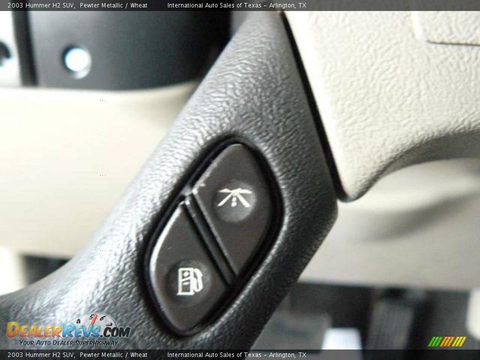 2003 Hummer H2 SUV Pewter Metallic / Wheat Photo #35