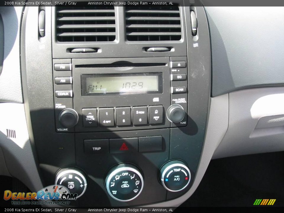 2008 Kia Spectra EX Sedan Silver / Gray Photo #11